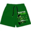 Herenshorts Anime X Gym Heren Sport Joggers Fitness Bodybuilding Workout Sneldrogend Strand Zomer Hardlopen