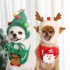 Abbigliamento per cani Divertenti costumi di Halloween per cani Costume per animali domestici Cappello per gatti Asciugamano per saliva Articoli per bavaglini