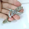 Beaded Bangle Silver Color G Letter Charm Bracelet Initial Zircon For Women Jewelry Adjustable Crystal Link Chain Jeweley 230925