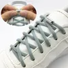 Shoe Parts Accessories Shoelaces Semicircle Buckles No Tie Buckle Connector for Shoes Sneakers Shoelace Quick Laces Metal Capsule Ties Lock 230926