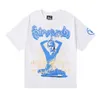 Hommes Designer T-shirt Col rond T-shirt bleu Hellstar World Tour Mode à manches courtes Hommes Femmes T-shirt court Couple Luxe Hommes Hip Hop Street Top T-shirt