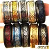 Bandringar 30 st mix 316l rostfritt stål drake mönster ring vintage mens cool mode kvalitet jerwelry grossist helt ny drop deli dhxu3