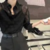 Kvinnors blusar Skjortor Designer Womens spetsskjorta Tvådelar med en trendig och snygg ny stil för säsongen JC46