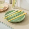 Chopsticks Hushållens keramiska höga utseende nivå ins vind som inte glider icke-formig lång högklassig bordsartiklar