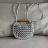 Bvbag Poignée Sardine Printemps Tissé Sac À Main Bandoulière Veneeta Designer 2023 Classique Nouvelle Dame En Cuir De Vachette Sac À Bandoulière Cassette Sacs À Main B76s