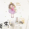 Naklejki ścienne Kawaii 3D Sticker Romantyczny parasol Pocałowanie Miłośnicy króliki Muraux Art Room Decor Adesivo de Pareede P073