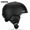 Ski Helmets COPOZZ Ski Helmet Halfcovered Antiimpact Skiing Helmet For Adult Men Women Ski Skateboard Snowboard Safety Helmet Female Male 230925