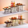 Bakeware Tools Creative Cake Rack Fruit Tray Dessert Table Snack Display Tea Break Stand Wedding Food Booth