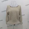 Suéteres de mujer 2023 moda de primavera Casual suelto tejido suéter de mujer suave corto cálido lana femenina