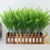 Decorative Flowers Artificial Plant Plastic Green Leaf Persian Grass Fern Home Decoration Simulation Facke Leaves For Garden Wedding Balcony