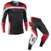 Inne odzież 2023 Dirt Mo and Pants Combo Orange Motocross Racing Suit Motorcycle MTB Dirt Rower Downhill Riding MX Set x0926