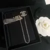 Petite broche en chaîne de diamant feng shui classique parfumée pour femme, version haute, bijoux de luxe de styliste pour femmes