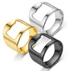 Cluster Ringen Cool Flesopener Ring Voor Mannen Vrouwen Hiphop Rvs Kurkentrekker Creatieve Bier Bar Keuken Tool Sieraden Accessoires