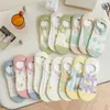 Frauen Socken Unsichtbare Sommer Socke Hausschuhe Ultra-dünne Transparente Kristall Seide Rutschfeste Kawaii Nette Low Cut Boot