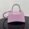 Kadınlar için Tasarımcı Lüks Çanta Tote Çanta Silgi Çanta Kabası Omuz Çantaları Moda Timsah Kabartmalı Erkek Crossbody Pembe Cüzdanlar Debriyaj Flep