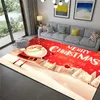 Carpets Christmas Santa Claus Snowman Living Room Carpet Home Decoration Sofa Floor Decoration Large Area Non-Slip Floor Mat 230926