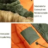 Herren-Daunenparka, Militär, Übergröße, Fellkapuze, lang, wasserdicht, winddicht, Alaska-Winterparka, dick, Herren-Outwear-Jackenmantel, große Größe, 230926