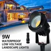 風景照明低電圧芝生ランプセキュリティ明るい庭スポットライトIP65ヤードパスウェイウォールフラグのための防水