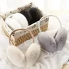 Ear muffs de alta qualidade earmuffs falso coelho pele pendurar orelha capa quente inverno headwear orelha muffs pele earmuffs unisex adulto orelha mais quente dobra 230926