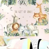 Stickers muraux dessin animé pour chambre d'enfants nordique girafe Lion éléphant Animal décor à la maison bébé chambre décoration décalcomanie