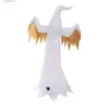 Party Decoration 240cm Halloween Inflatable Ghost with Rotating Flame Light Horror Halloween Decoration for Home Outdoor Yard Glowing Ghost Props T230926