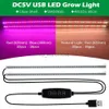 Grow Lights USB LED Grow Light DC 5V 2835 Remsor Växande lampa 30 cm 50 cm röd/blå/vit bytbar med switch för inomhusfytolamp YQ230926