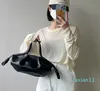 Bolsa de ombro tote bolinho napa bezerro camurça forro 2023 moda feminina bolsa internet celebridade mesmo modelo