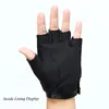 Five Fingers Gloves Men Women Genuine Leather Lovers Fingerless Mittens Black Half Finger Outdoor Tactical Mens Driving AGC003 230925