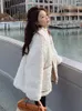 Futra jagnięce damskie wełna jesienna płaszcz zimowy Kobiet 2023 Hit kolor mody Faux i bawełniany grube koreańskie luźne kurtki Women Trend B49