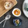 プレート日本の小さな料理セラミックki glazed不規則なスナック調味料皿ソース酢ソーサー寿司キッチン食器