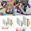 Keychains Lanyards 30Pcs Sublimation Blank Bookmarks Products Diy Bookmark Craft Projects Double Drop Delivery Fashion Accessories Dhw9S