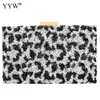 Evening Bags Sequin Leopard Box Clutch Bag Party Clutches Over Shoulder Crossbody with Chain Vintage Crystal Night Bolsa Feminina 230926