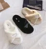 Designer Chesu Slipper mit umgekehrtem Dreieck, flauschige Plateau-Hausschuhe, Schrammen, Wollschuhe, Schaffell, klassische Marke, lässig, für Männer und Frauen, Außenschieber