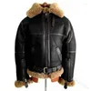 Mäns pälsläderjacka fleece Mens Coats Motorcykeljackor Casual utomhus termisk Chaquetas Hombre 2023