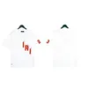 Mens Amirri T Shirt Tasarımcı T-Shirt Monogramlı Baskı ile Kısa Kollu Üst İhşar Sesli Lüks Erkek Hip Hop Giyim Tasarımcısı Gömlekler Tshirt Tee M-2xl
