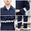 Autres combinaisons de travail pour hommes Vêtements de sécurité pour les travailleurs avec bandes réfléchissantes Uniformes 5XL Salopette de réparation automobile 100% Polyester 230925