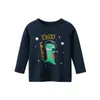 Hoodies Sweatshirts Astronaut Print T shirts for Boy Cotton Baby Girls Long Sleeve Rocket Tops Child Autumn Space Sweatshirt Kids Clothes Dropship 230925