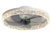 IRALAN Ceiling Fans Variable Frequency Fan Ceiling Lamp Invisible Fan Chandelier Ceiling Lamp Restaurant RC Ceiling Fan Lamp