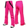 Pantalones de esquí Pantalones de esquí Mujeres Espesar A prueba de viento Impermeable Invierno Pantalones de nieve Deportes al aire libre Snowboard Cálido Monos transpirables 230925