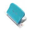 Andra skrivbordstillbehör Kwtrio 10hole Paper Punch Handheld Metal Puncher Support