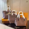 2024Designer Tote Women Alever Shopping Full Handbag Onthego Designer Lvityyy Lady Casual Flower Checked Speedy Totes Large Shoulder Vintage Petit Sac A Main Tasche