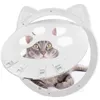 Cat Carriers Pet Dogs Screen Door 10.2"x8.6" Sliding Cats Magnetic Flap Lockable