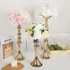 Vases 2023 Dining Table Center Wedding Props Flower Set Home Decoration Rack Metal Iron Vase