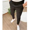 Pantalons pour hommes Pantalons extensibles décontractés pour hommes Couleur unie Slim Business Formel Bureau Entretien polyvalent pour hommes Usure quotidienne Vente Shorts 230926