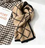 scarve Winter Plaid Scarf Warm Solid Pashmina Scarves Fashion Women Scarfs Cashmere Shawl Hijab For Gift 2023