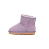 Stivali per bambini Bambino Australia Scarponi da neve Designer Scarpe per bambini Inverno Classico Ultra Mini Bottone Neonati maschi Stivaletti alla caviglia Bambino Pelliccia scamosciata 161