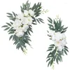 Kit de fleurs artificielles pour arc de mariage, guirlande de fleurs décoratives, style Boho, pour rideaux, signe de bienvenue, installation facile