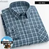 Men's Dress Shirts 2023 New 100% Cotton Sanding Fabric Standard-fit Men Casual Plaid Brushed Flannel Shirt Long-Sleeved Oversize Size S-6XL YQ230926