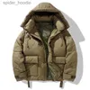 Parkas de plumón para hombre Chaqueta de plumón de invierno para hombre Abrigo cálido Montaña Hard Waer Cortavientos impermeable Suelto El estilo europeo y americano L230926