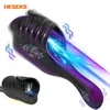 Masturbators HESEKS Penis Ring Cock Vibrator Sex Toys For Men 3 in 1 Cockring Vaginal Stimulator Delay Ejaculation Massager Male Peni Sleeve 230925